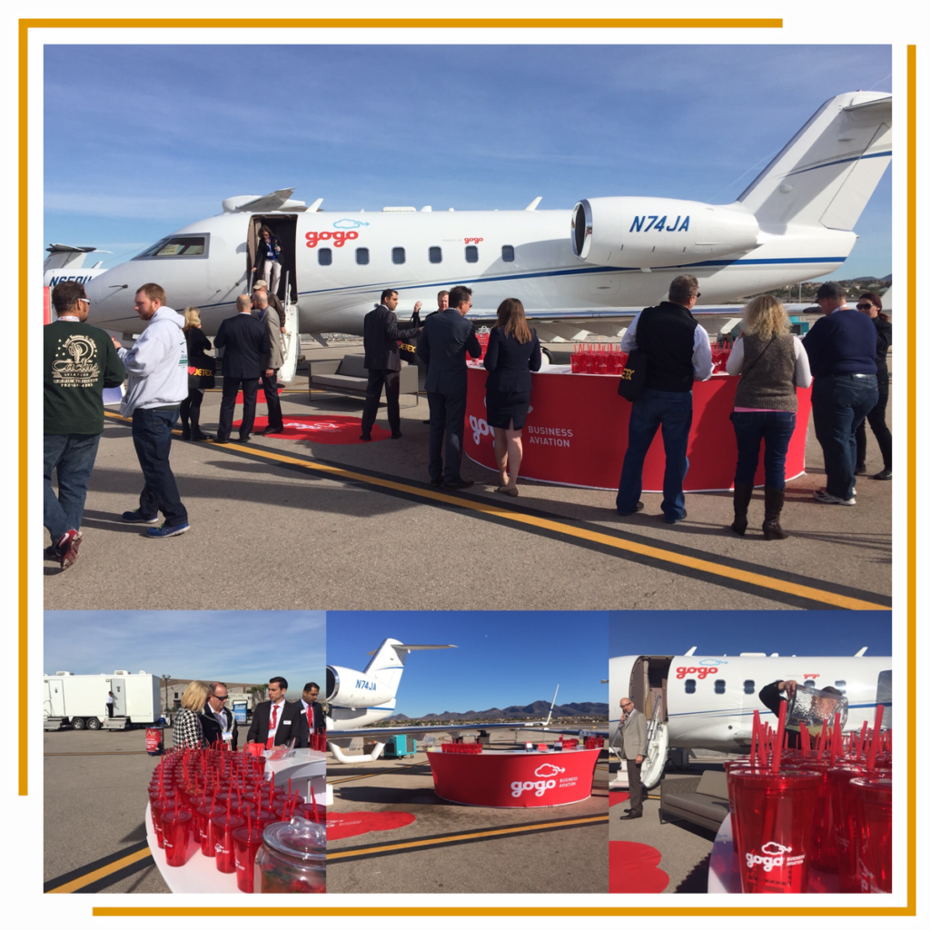 Gogo Business Aviation - Static Aircraft Display Promotionals & Event Management